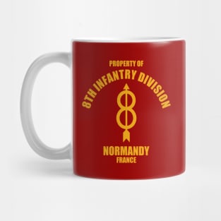 8th Infantry Division - Normandy France Mug